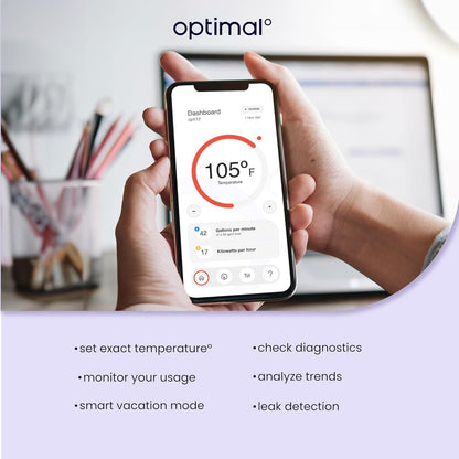 Opti 12+ with WiFi | Optimal 12kw Electric Tankless Water Heater | - Smart Parts Solutions