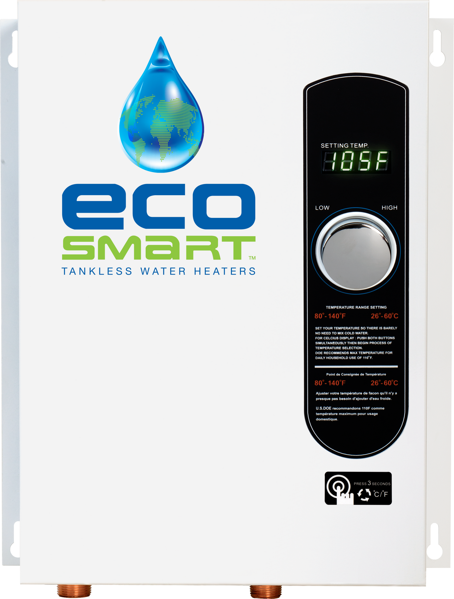 ECOSMART ECO-18 ELECTRIC TANKLESS WATER HEATER 18KW